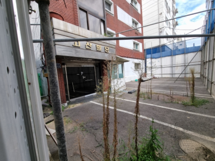 가림막 내부 전경