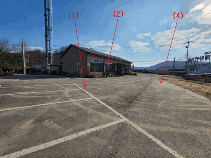 기호(1,2,4) 전경 - 본건 북측에서 촬영