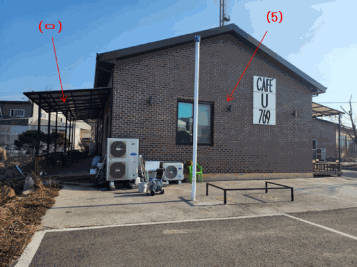 기호(5) 및 제시외(ㅁ) 전경 - 본건 북서측에서 촬영