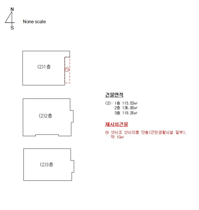 지적 및 건물개황도