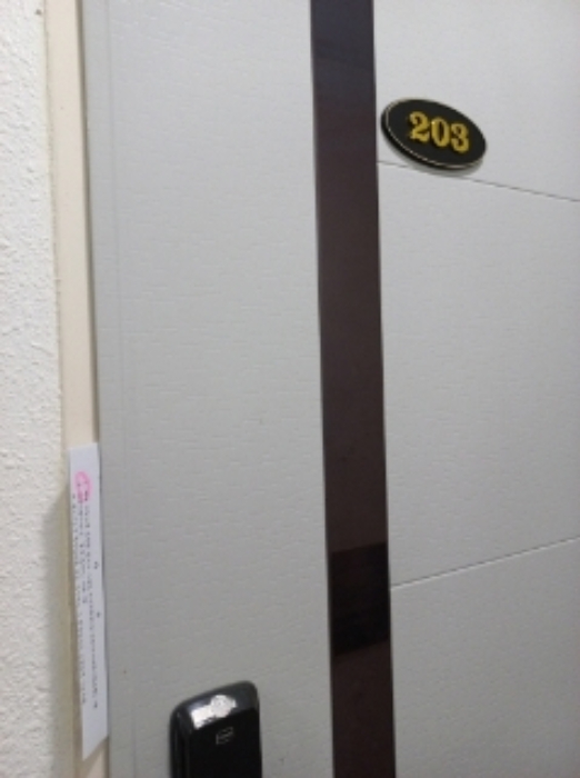 2층 203호 세대출입문