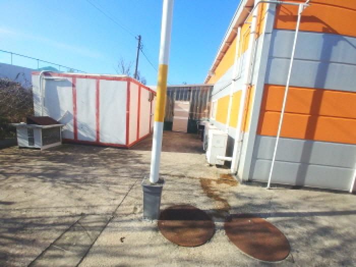 단층 공장 후면 모습1