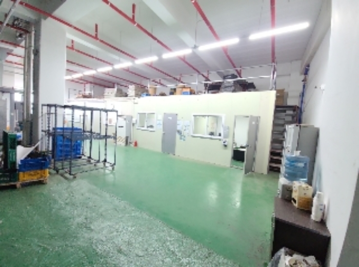 718호 내부 전경(가설 사무실 설치) 