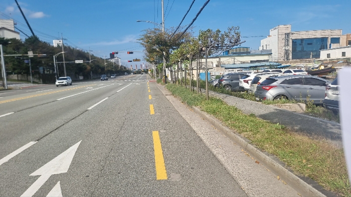 [본건 남측 주위일대 전경]