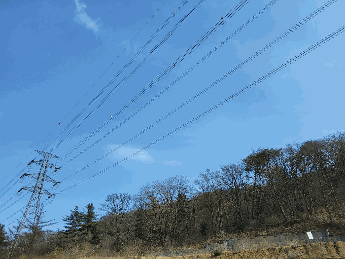 기호 1) 지상 송전선
