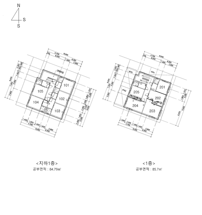 건물개황도 및 내부구조도