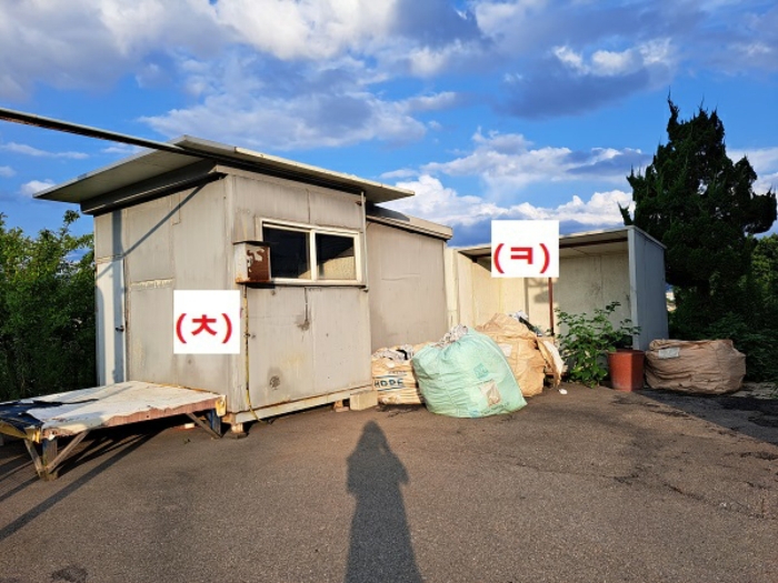 제시외 건물(ㅊ, ㅋ) 전경