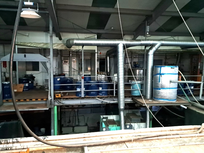 PU PALM 코팅설비 전경