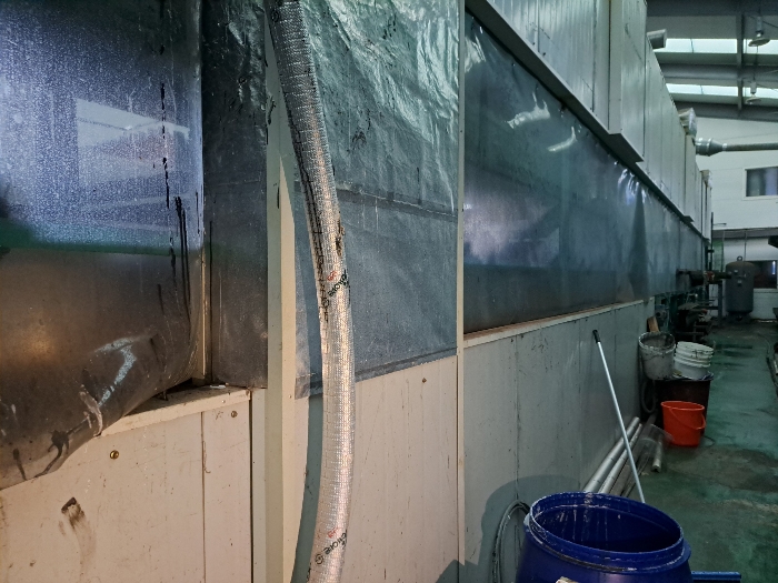 PU TOP 코팅설비 전경