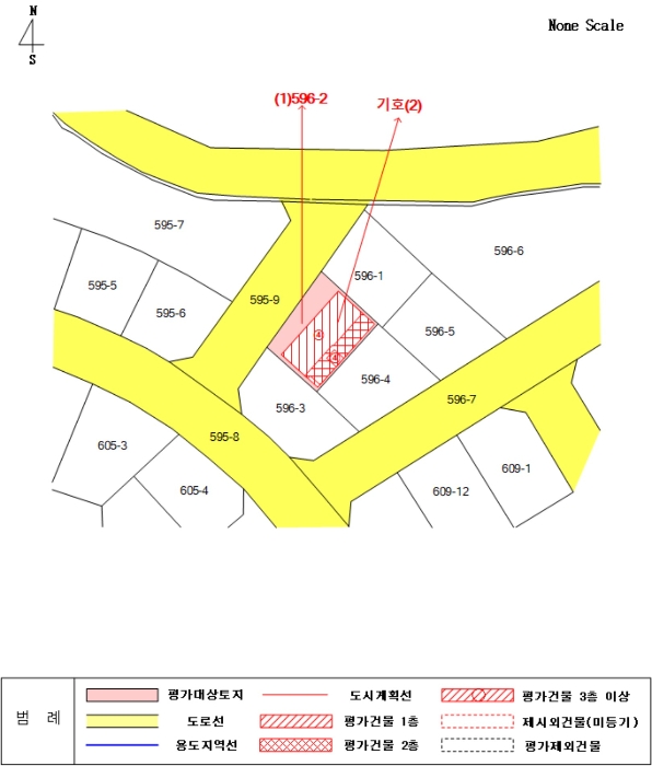 지적 및 건물개황도