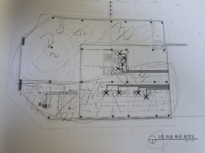 2층 평면도(솔마루미트, 골프존 점유부분)