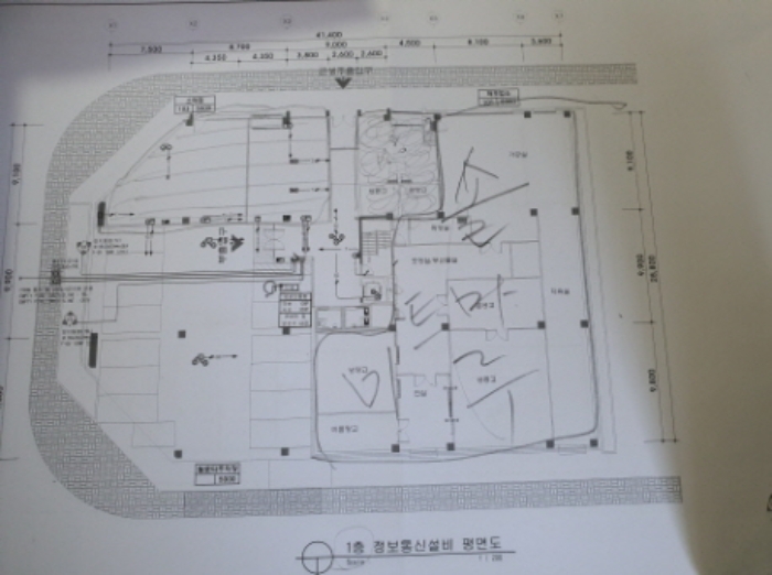 1층 평면도(솔마루미트 점유부분)