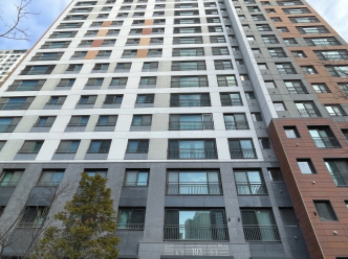 미사강변리버뷰자이 103동 전경