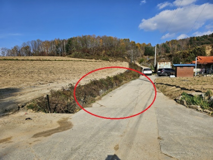 일련번호(1,2) 현황 도로 및 구거