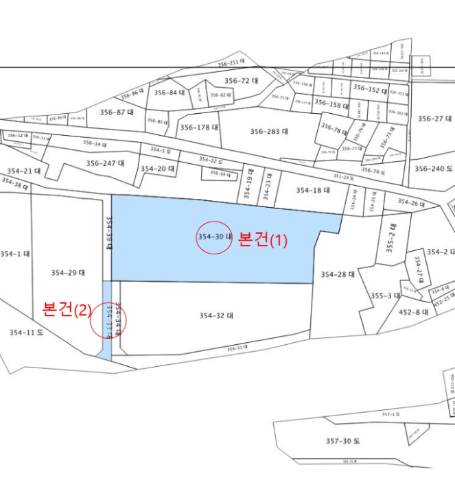 지적 및 건물개