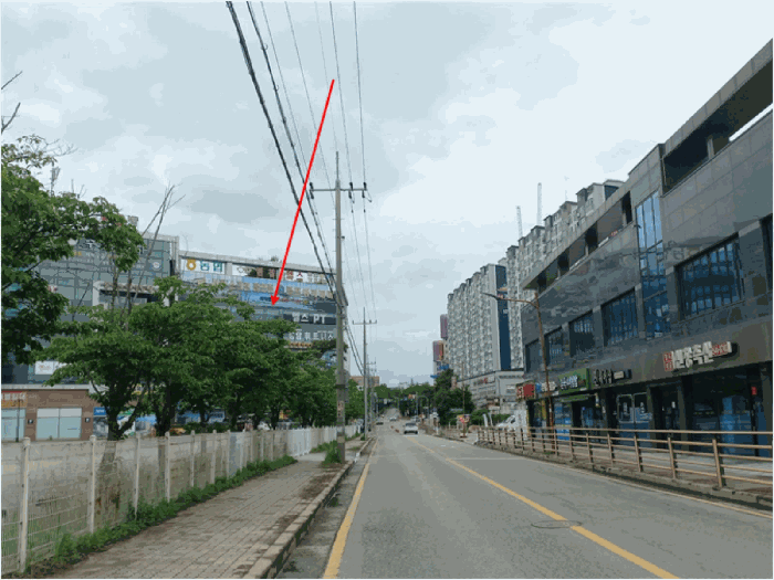 주변환경 (북동측에서 촬영)