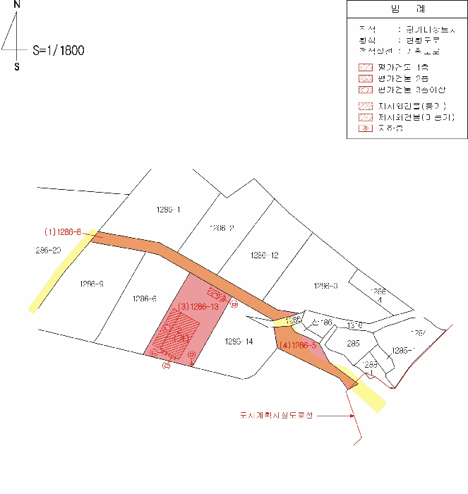 지적 및 건물개황도