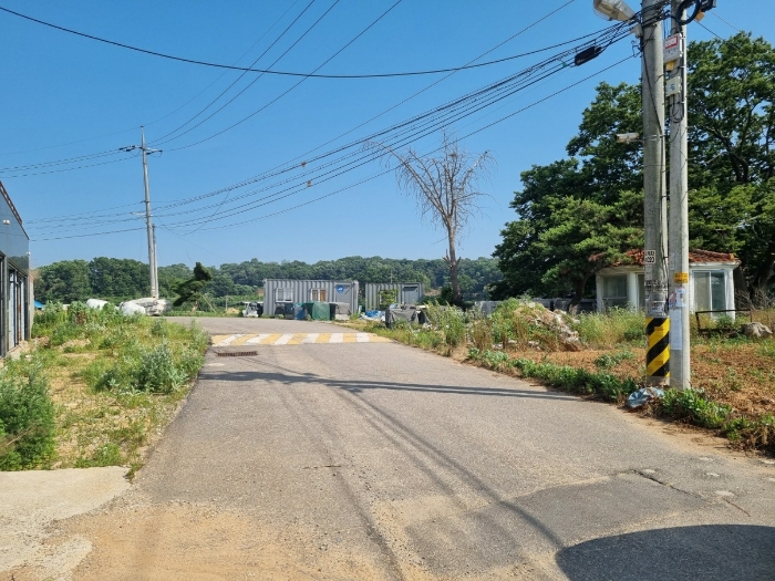본건 토지 남측 도로 부분