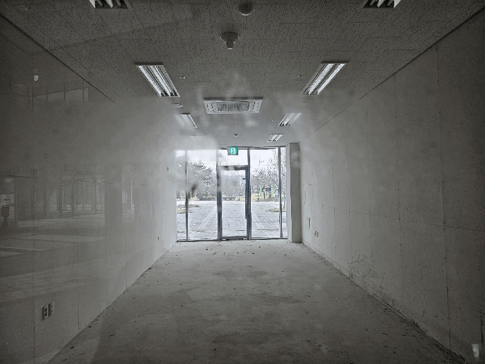 본 호 밖에서 내부 방향 촬영