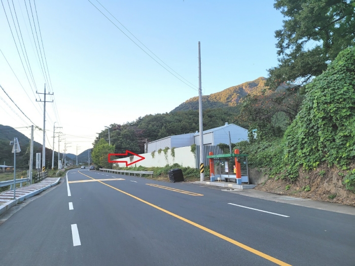 본건 및 주변전경
(남서측 도로 남동측에서 촬영)