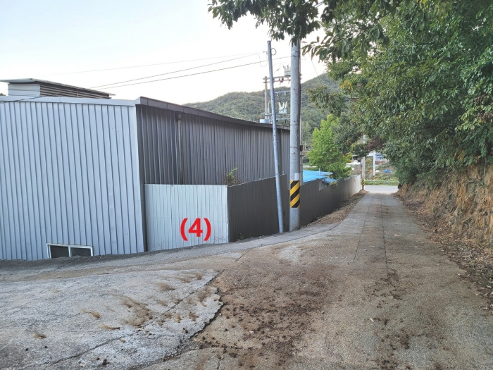 기호(4) 토지 일부 전경
(전경 북동측에서 촬영)