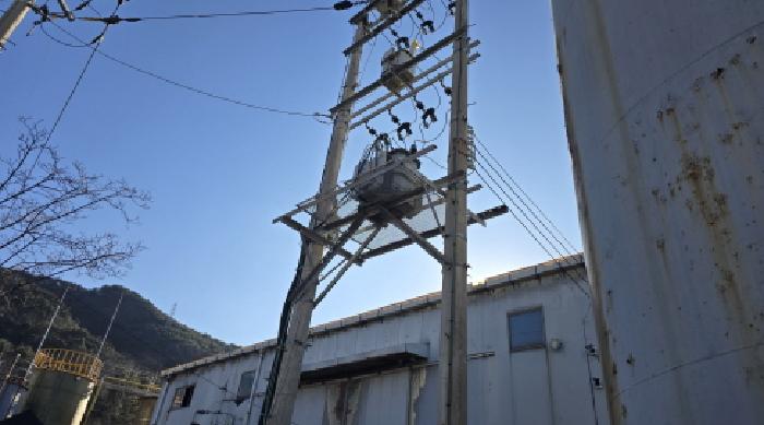 공장저당목록 수전설비의 전경