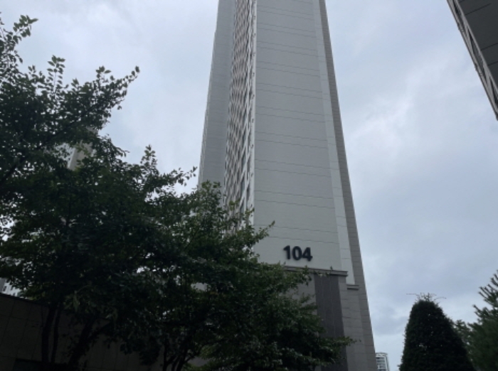 위례지웰푸르지오 104동 전경