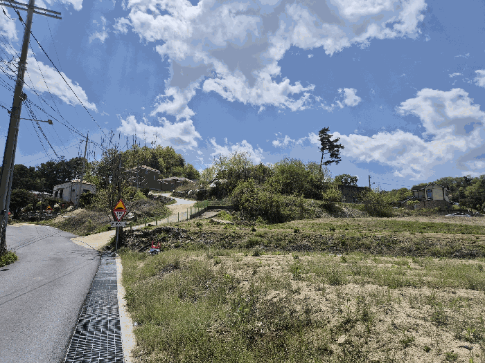 대상 토지(1~6) 전경- 대상 토지 북서측에서 촬영