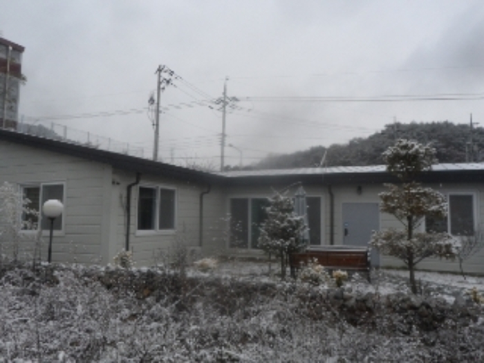 기호 2번(단층숙소) 근거리에서 촬영한 것임