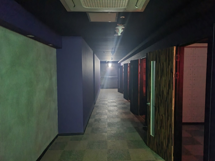 지하 유흥주점 전경(미영업 상태)