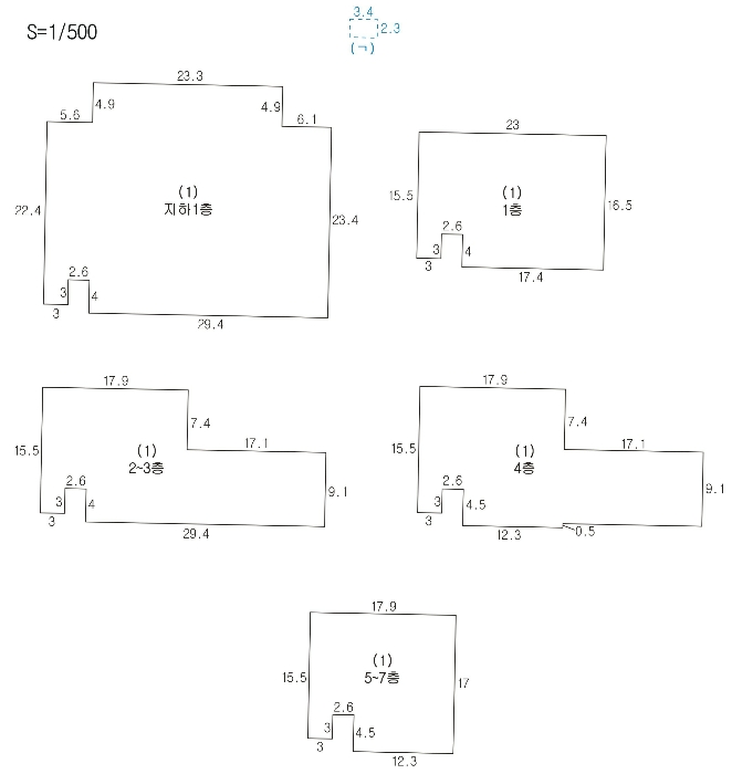 지 적 및 건 물 개 황 도