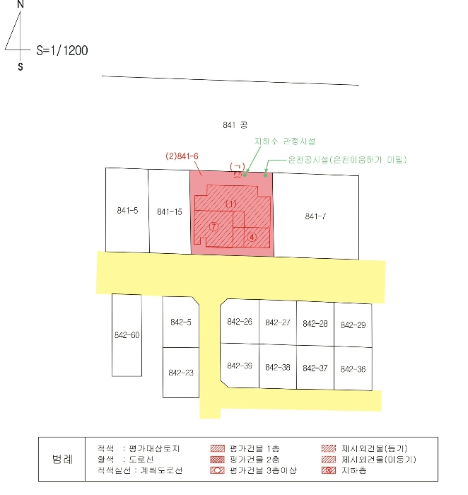 지 적 및 건 물 개 황 도