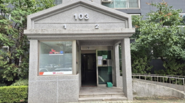 103동 1호, 2호라인 공동출입문