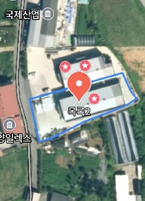 위성지도(목록2) 모습