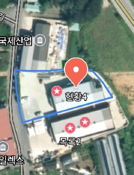 위성지도(목록4) 모습