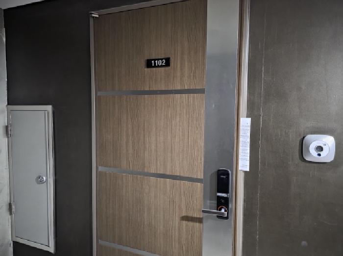 103동 1102호 부동산현황조사 안내문 사진