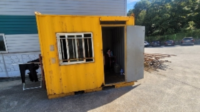 임차인 소유로 조시되는 컨테이너