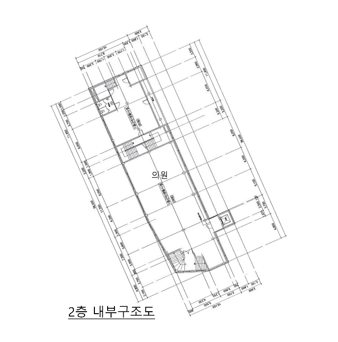 내 부 구 조 도(1동2층)