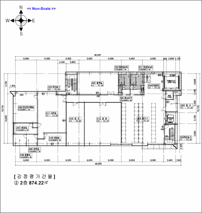 건물개황도 및 내부구조도