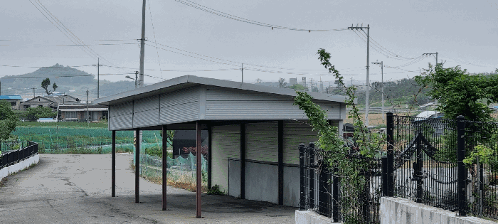 기호 5~7도로 일부 및 제시외 기호 ㄱ(차고)