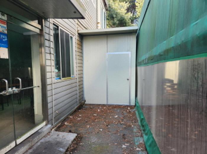 부동산표시 제2호, 제3호 사이에 기계실 증축