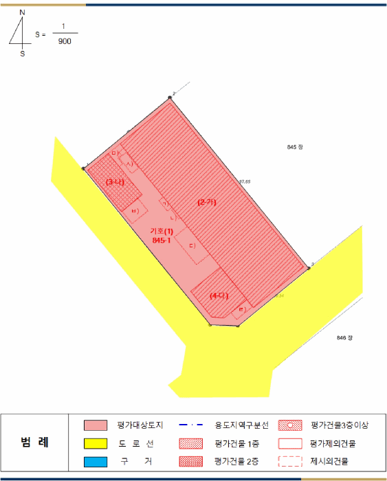 지적 및 건물개황도