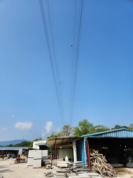 기호(1) 공중 송전선