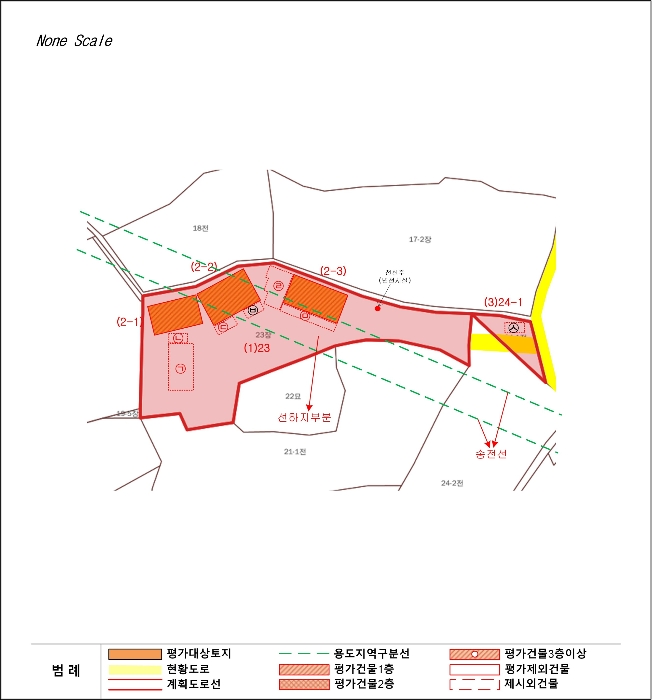 지적 및 건물개황도