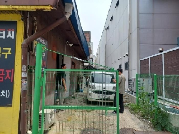 호원동 본건상가건물 뒷쪽 부지 현황사진