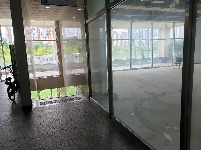 차동천 주변 공원과 연결계단