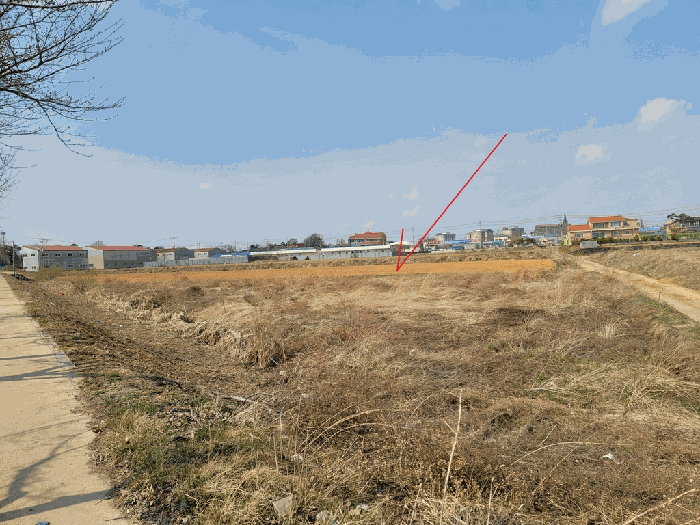 본건 남동측 인근에서 촬영