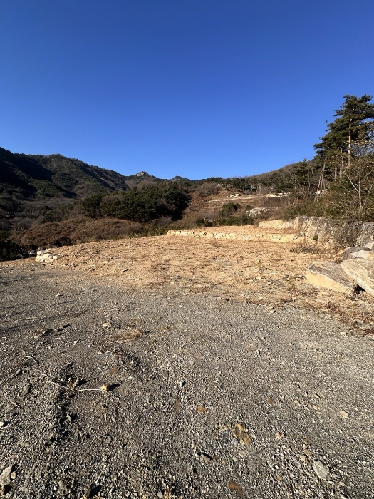 본건 토지 조성 부분 전경