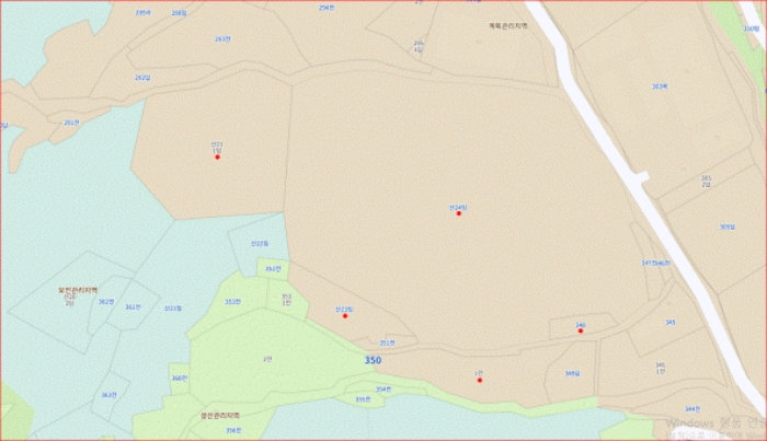 물건번호1~5 약도.