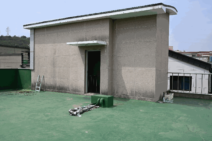 본건 건물에 포함평가한 옥상 계단탑